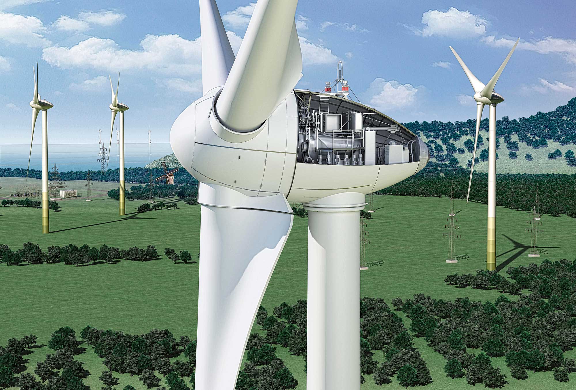Aumento de la disponibilidad de turbinas eólicas